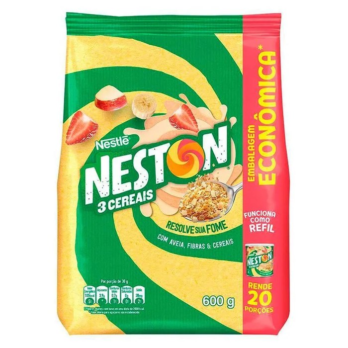 Cereal Infantil Neston 3 Cereais 600G