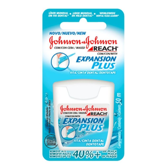 [3 UNIDADES] Fita Dental Reach Expansion Plus 50m