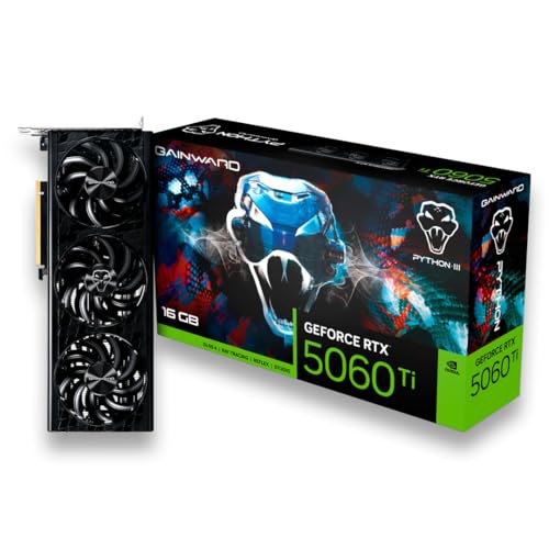 PLACA DE VIDEO NV RTX5060TI 16GB PYTHON III GDDR7 128BITS GAINWARD