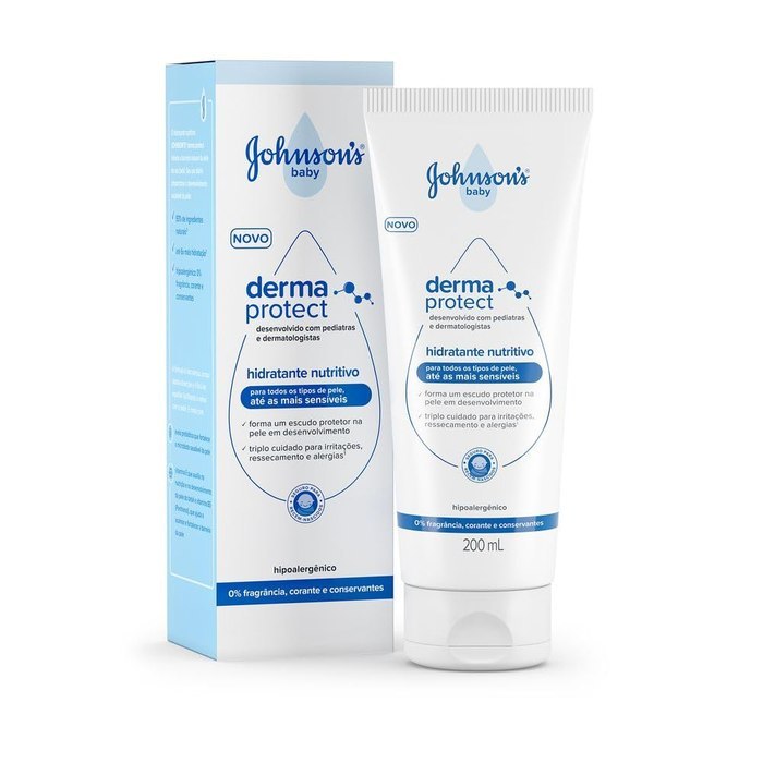 Hidratante Nutritivo Johnson's Baby Derma Protect 200ml