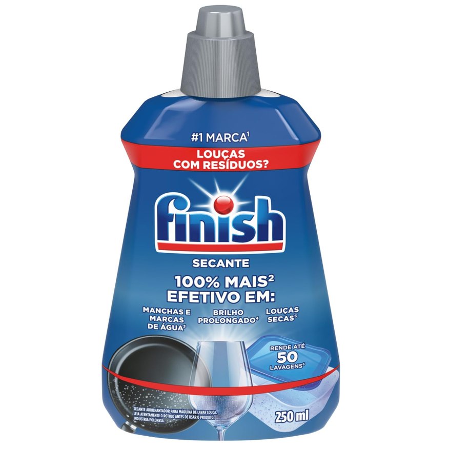 Finish Secante para Lava Louças e Abrilhantador 250ml