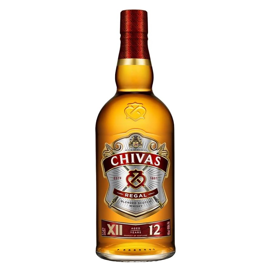 Whisky Chivas Regal 12 anos Blended Escocês 1L