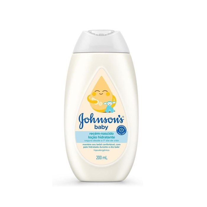 Loção Hidratante Johnson's Baby Recém Nascido 200ml