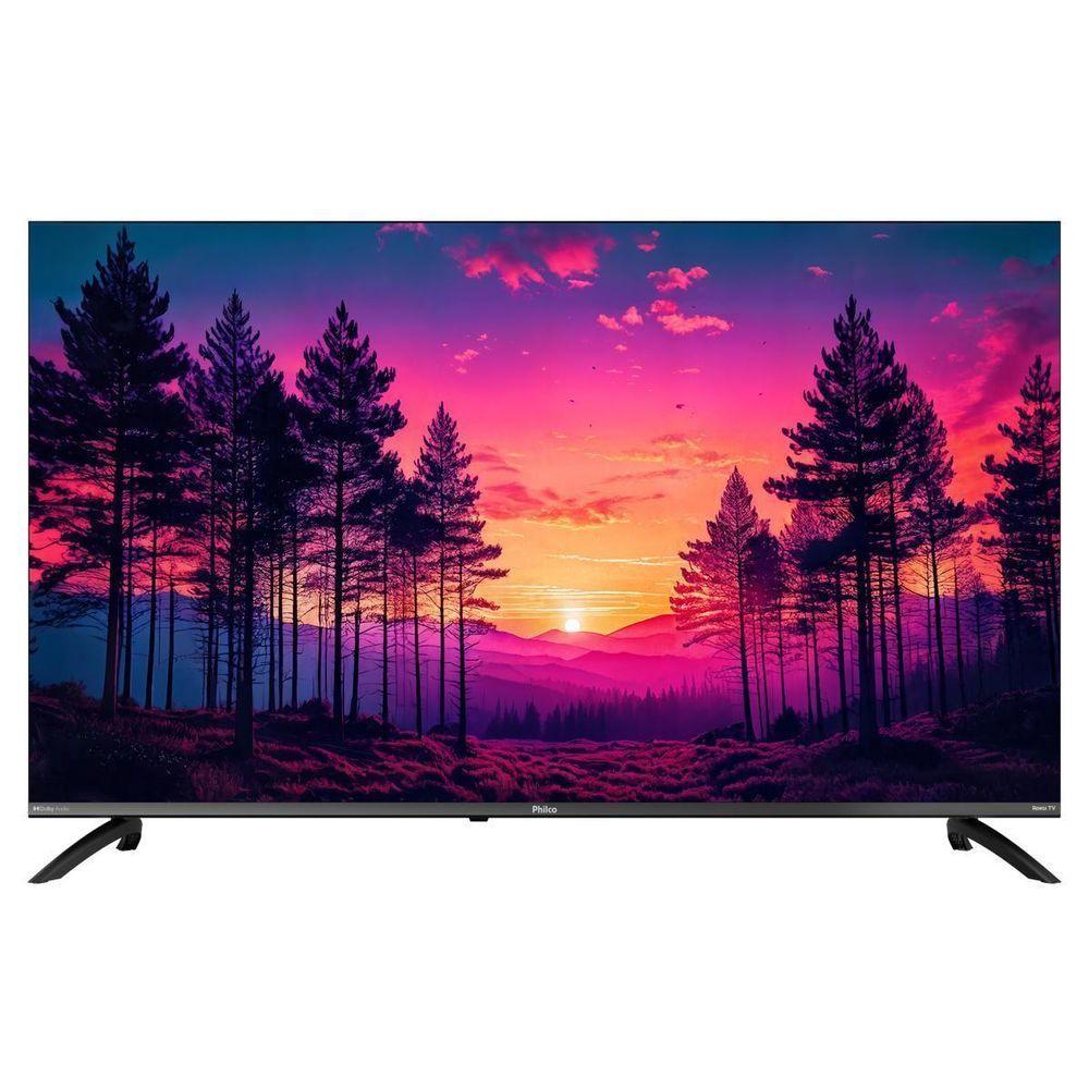 Smart TV Philco P49CRA 49" UHD 4K DLED Cinza HDR10 Bivolt