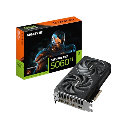 Gigabyte Placa de vídeo GeForce RTX 5060 Ti WINDFORCE 8G