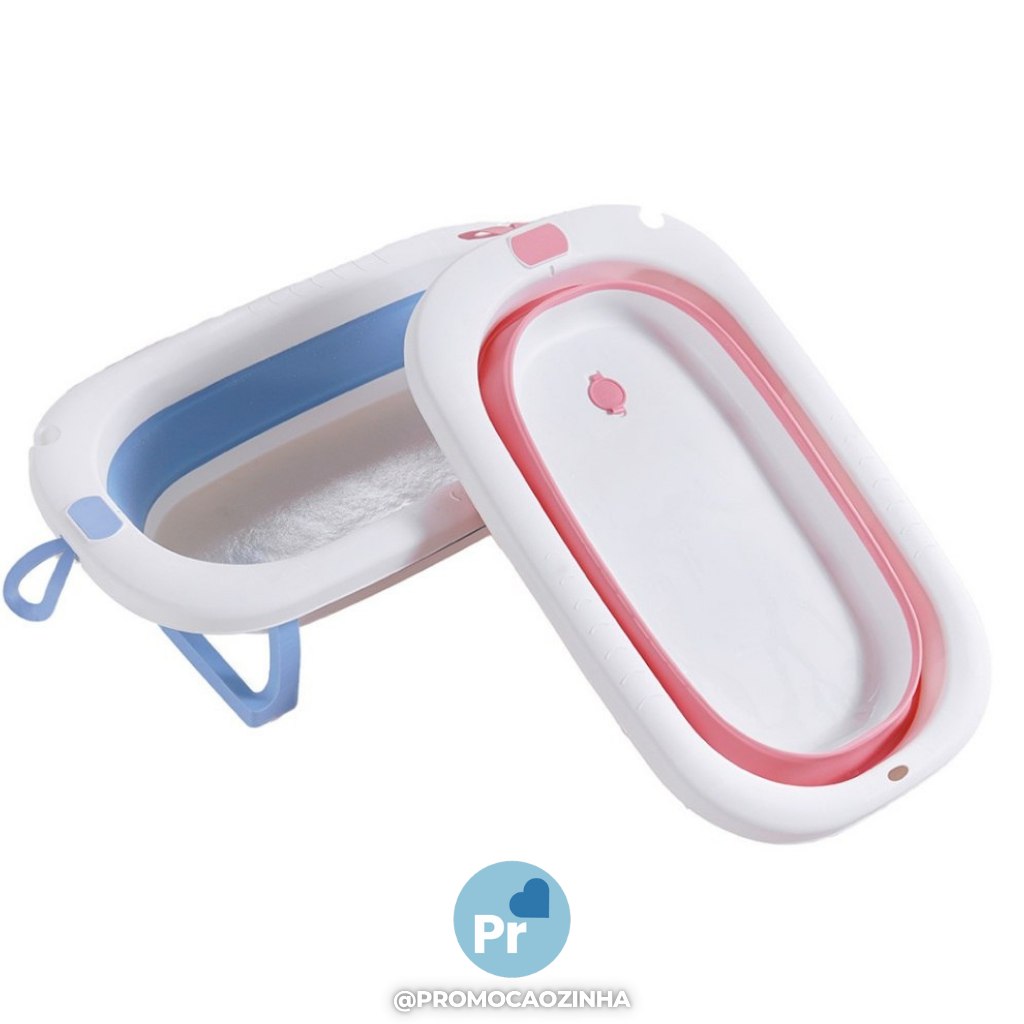 Banheira Dobrável Retrátil 30L Infantil - Compacta e Prática - BENE CASA