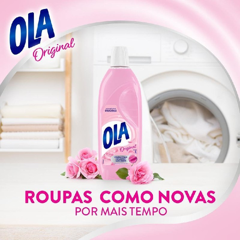 Sabão Líquido Para Roupas Finas e Delicadas Ola Original 1L