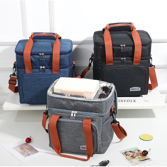 Bolsa Termica Marmita Lancheira Grande Alça Ombro