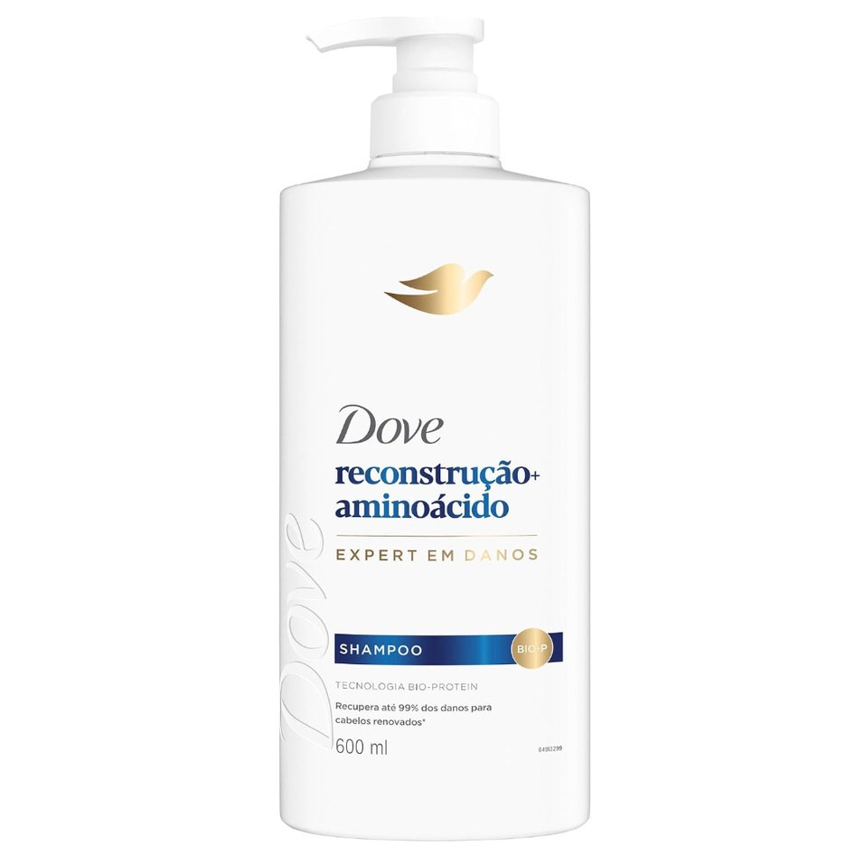 Dove Shampoo Reconstrução + Aminoácido 600ml Pump