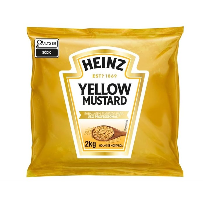 Heinz Mostarda Sachê Tradicional, 2KG