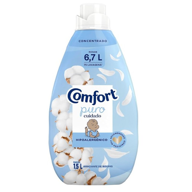 Comfort Amaciante Concentrado Puro Cuidado 1,5L