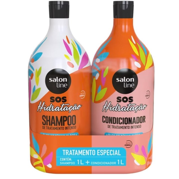 Salon Line, Kit Shampoo e Condicionador, SOS Hidratação