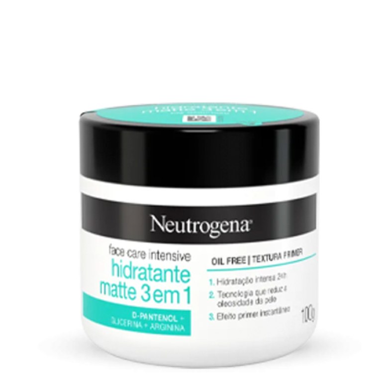 Neutrogena Hidratante Facial Matte 3 em 1 Face Care