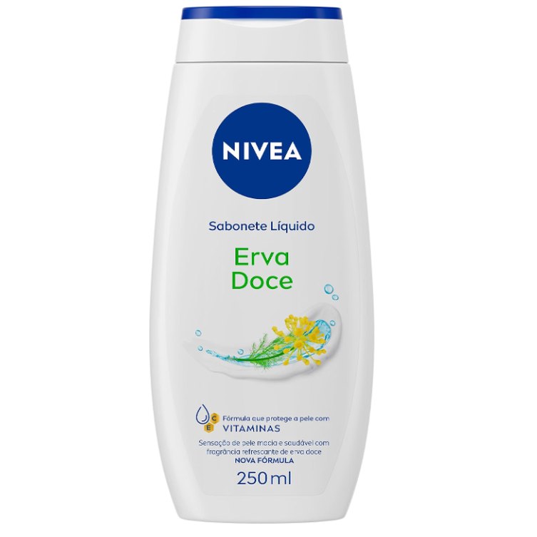 [10 UNIDADES] NIVEA Sabonete Líquido Erva Doce 250ml