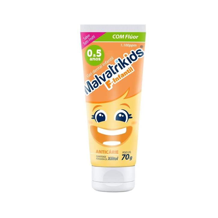 Gel Dental Malvatrikids F-Infantil 70g
