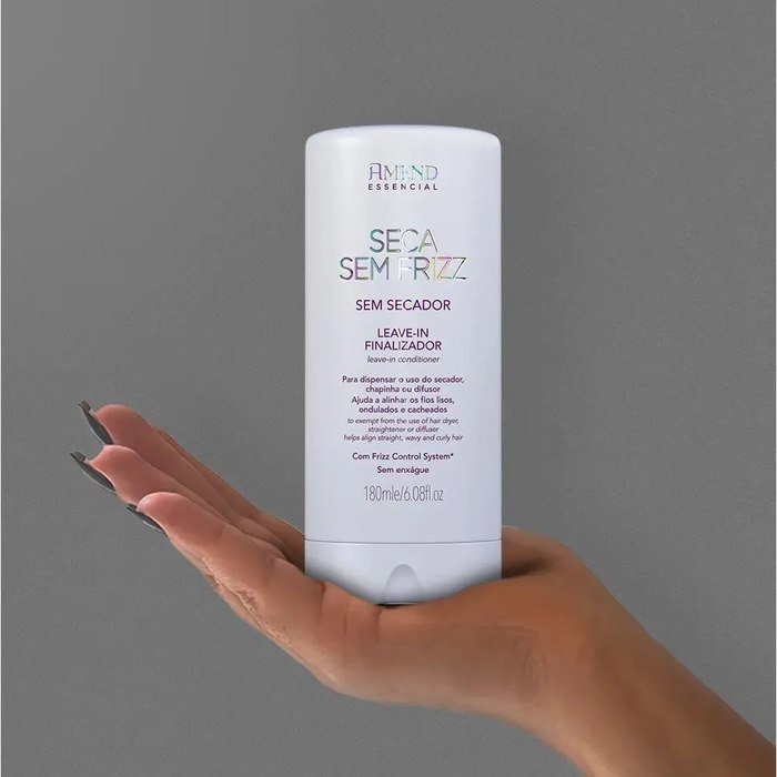 Leave-in Essencial Seca Sem Frizz Amend 180g