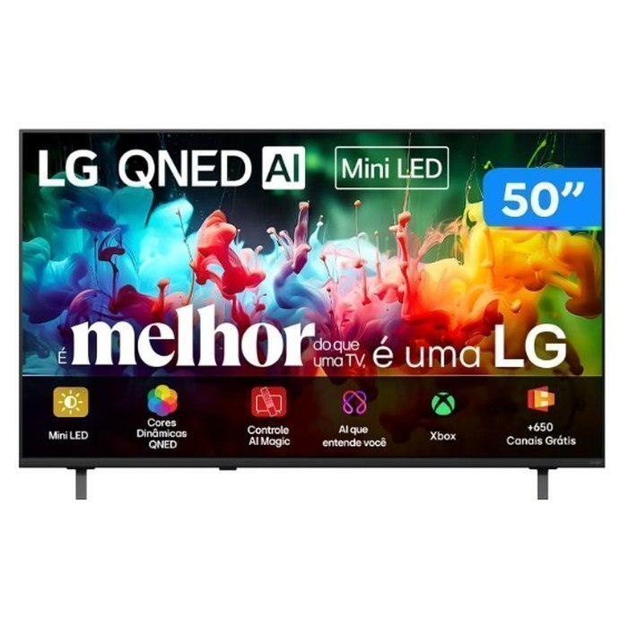 LANÇAMENTO 2026] Smart TV LG 50” 4K QNED Mini LED AI (QNED70)