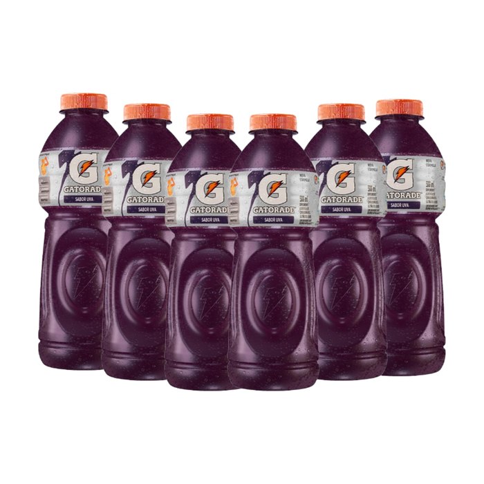 Isotônico Gatorade Uva Garrafa 500ml Pack com 6 unidades
