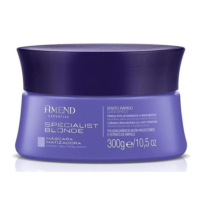 Máscara Matizadora Specialist Blonde Amend 300g