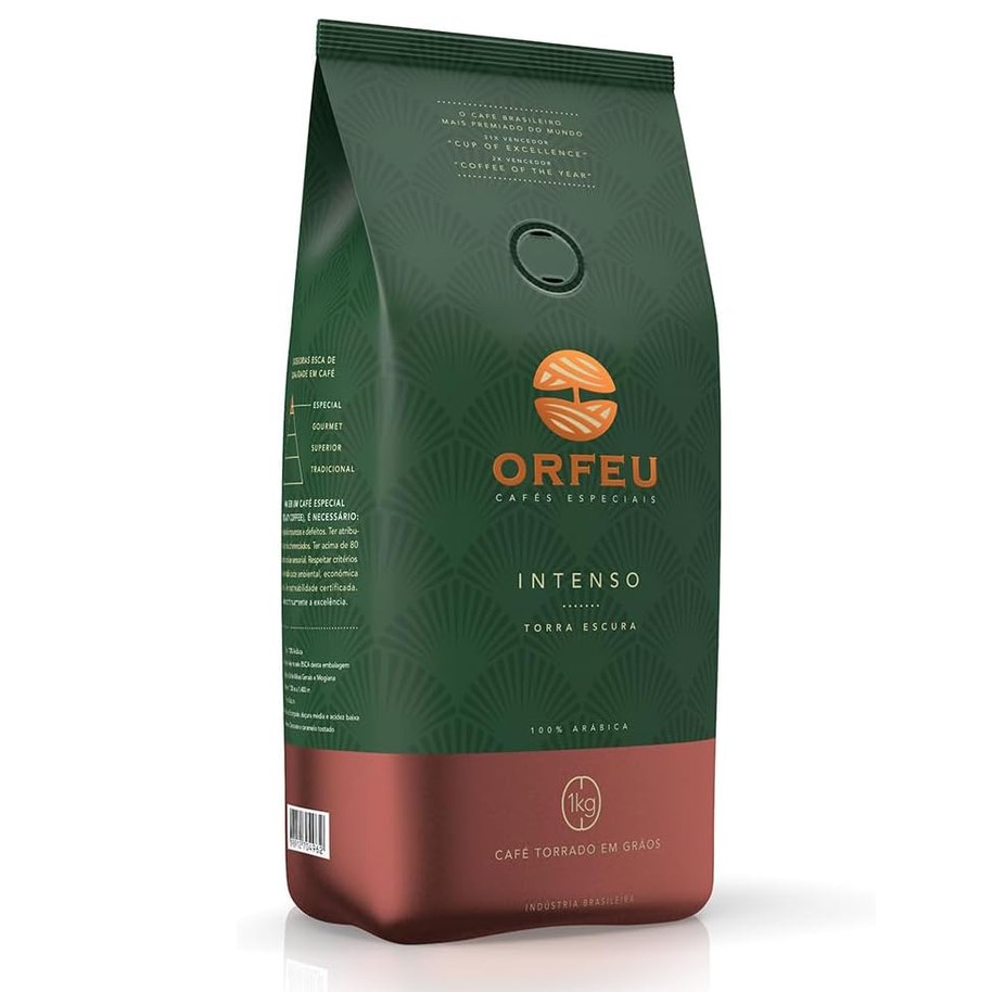 ORFEU Café em Grãos Intenso Torra Escura 1 kg