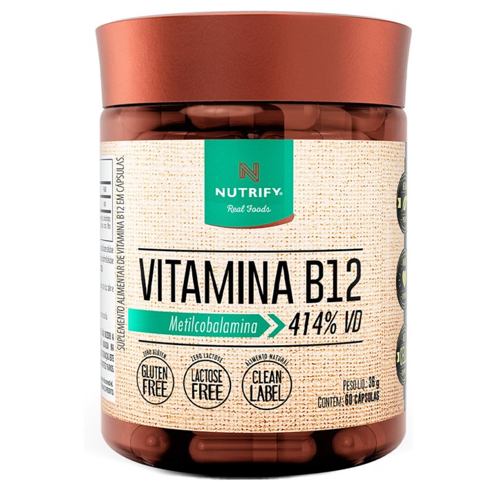 Nutrify - Vitamina B12-60 cápsulas