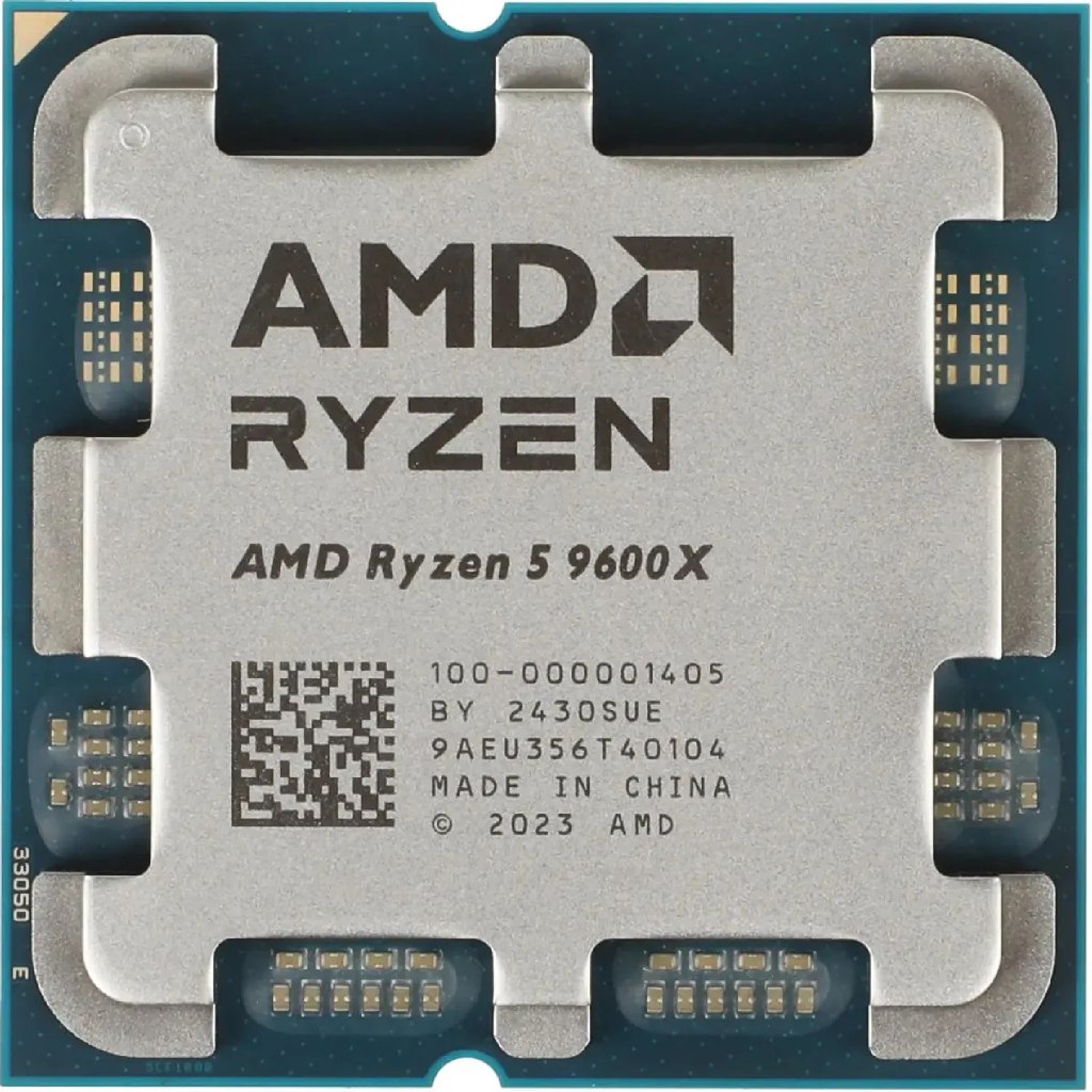 Processador Amd Ryzen 5 9600x, 3.9GHz (5.4GHz Turbo), 6-Cores 12-Threads, Am5 Novo (Sem Caixa ou Cooler)