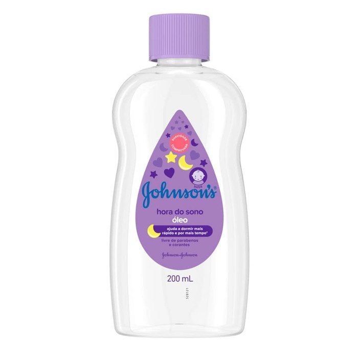 Óleo Hidratante para Bebês Johnson's Baby Hora do Sono 200ml