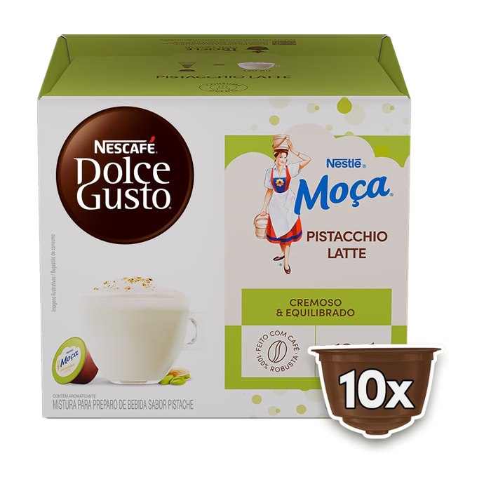 Nescafé Dolce Gusto Moça Pistacchio Latte 10 Capsulas