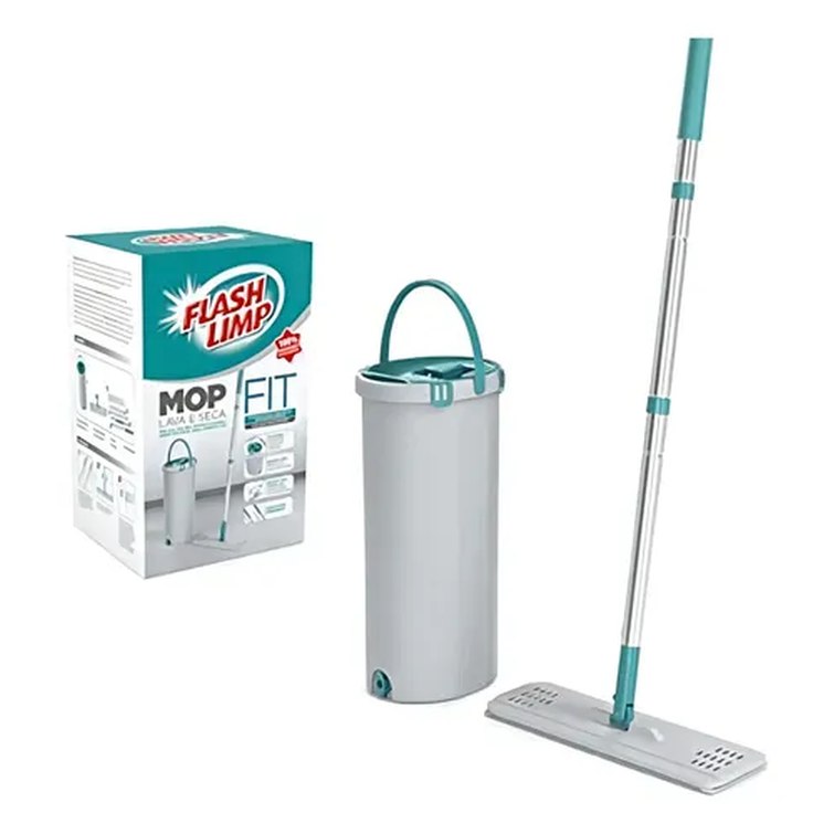 Mop Fit Lava e Seca Flash Limp