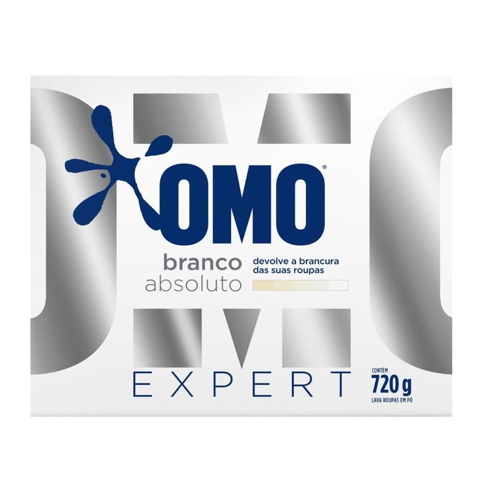 Lava-Roupas em Pó Roupas Brancas Omo Expert Caixa 720g