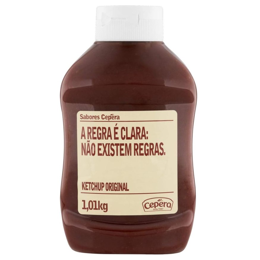 Ketchup Original Sabores Cepêra 1,01kg