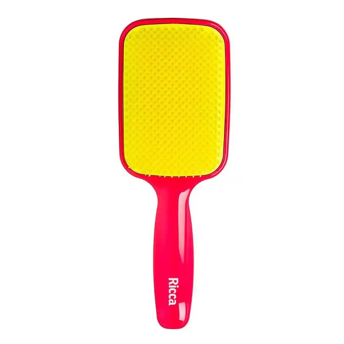 Escova Ricca Raquete Flex Pink