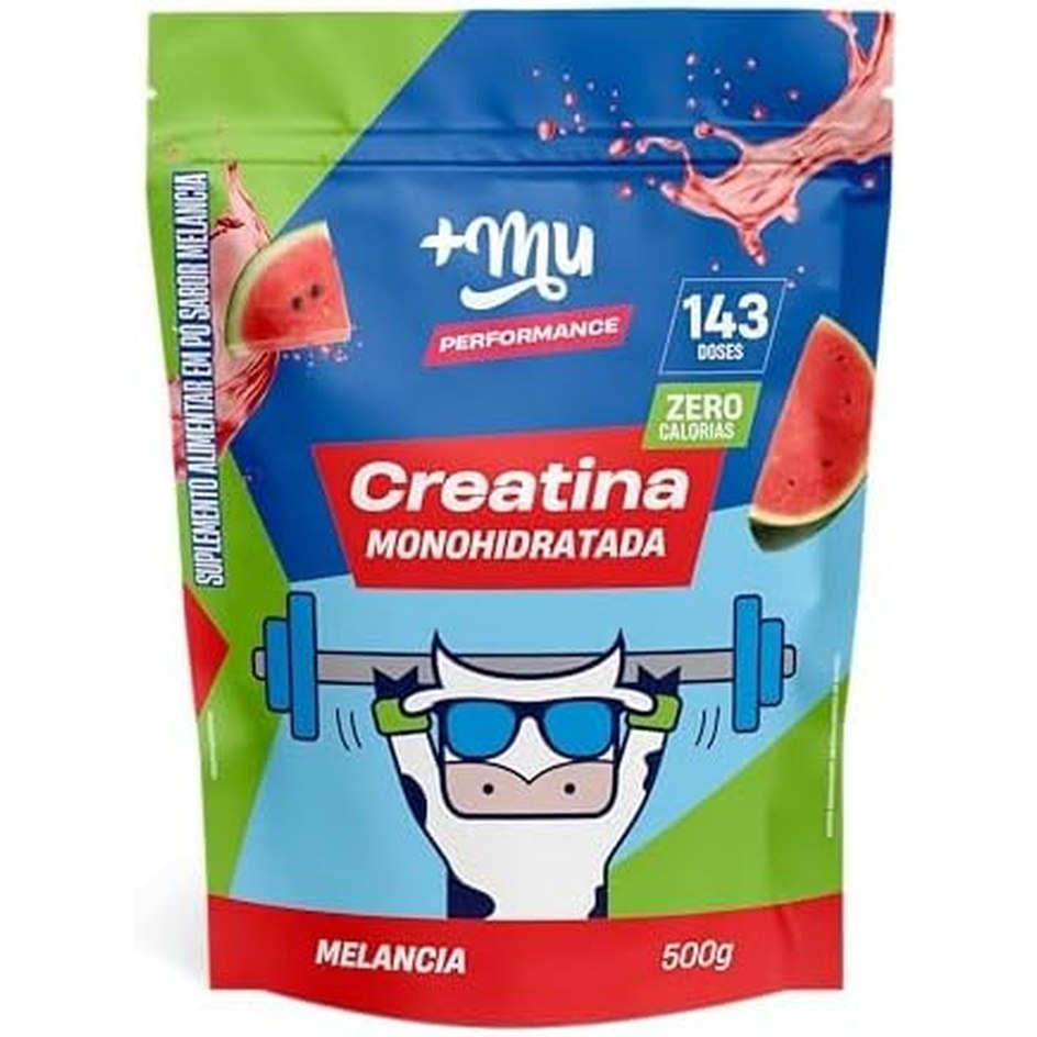 Creatina Mais Mu Melancia, 100% Pura
