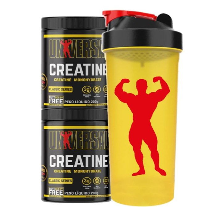 Creatina Monohidratada Universal Nutrition (400g + Coqueteleira)