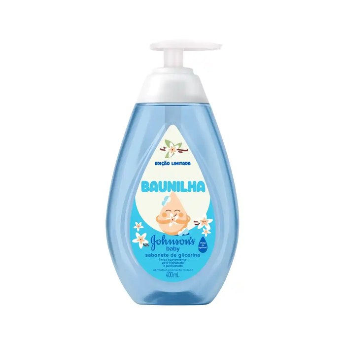 Sabonete Liquido de Glicerina Johnson's Baby Baunilha 400ml