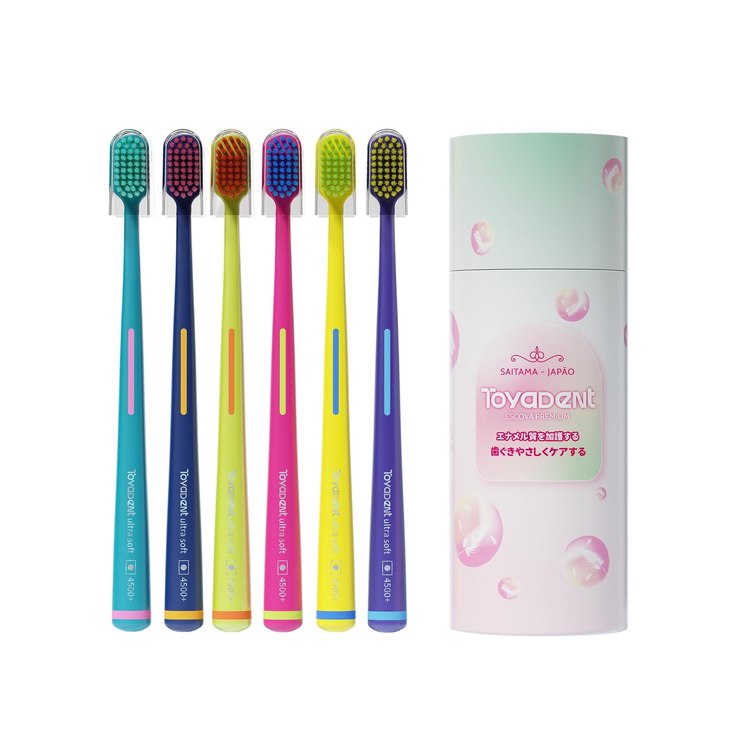 Escova Dentes Adulto Toyadent Ultra Macia 6 Unidades