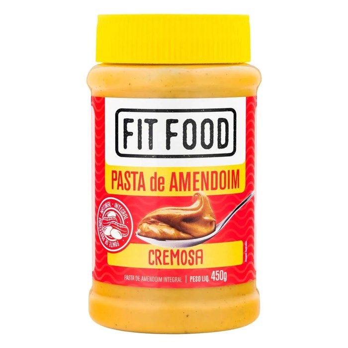 Pasta de Amendoim Fit Food Cremosa 450g