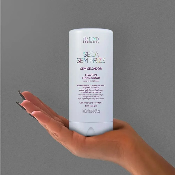 Leave-in Essencial Seca Sem Frizz Amend 180g