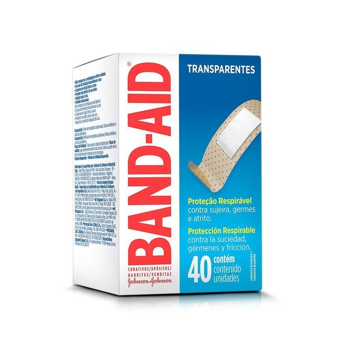 Curativo Adesivo Band-Aid Regular 40 Unidades