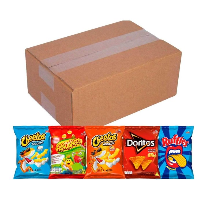 Kit 10 Salgadinhos Sortidos Elma Chips