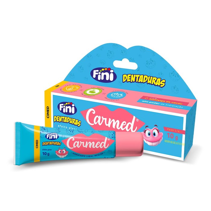 Hidratante Labial Carmed Fini Dentadura 10g