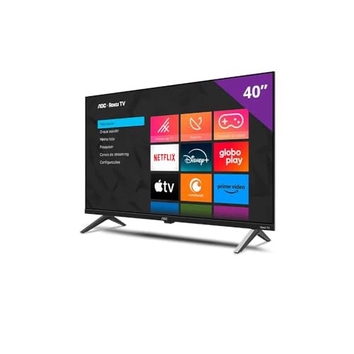 Smart TV 40" AOC Roku TV DLED Full HD 40S5045/78G Bivolt