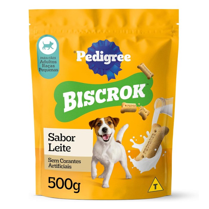 Biscoito Pedigree Biscrok Para Cães Adultos Raças Pequenas, 500g