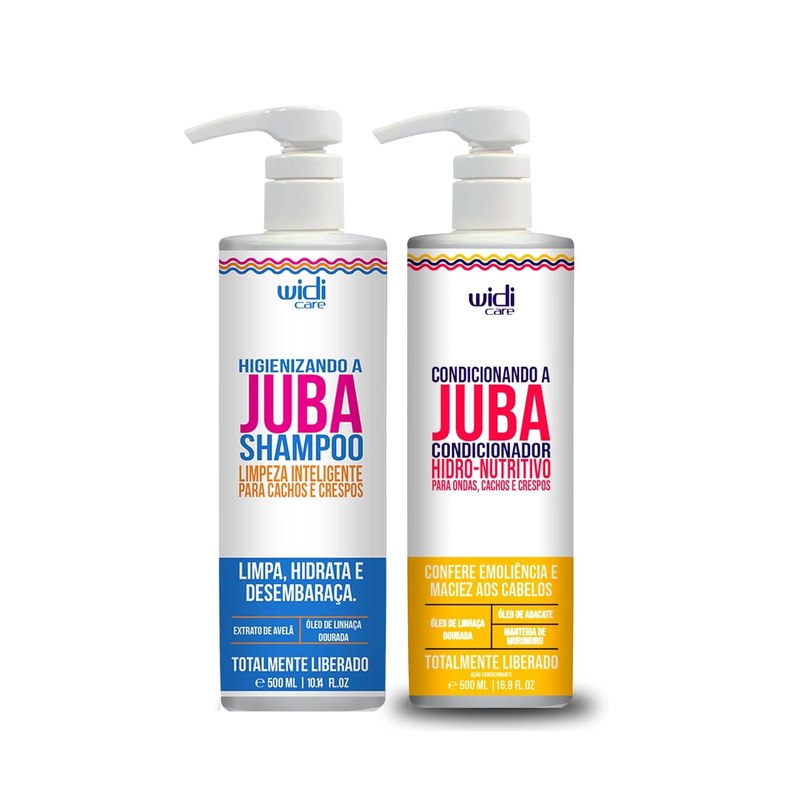 Higienizando e Condicionando A Juba Widi Care 500ml