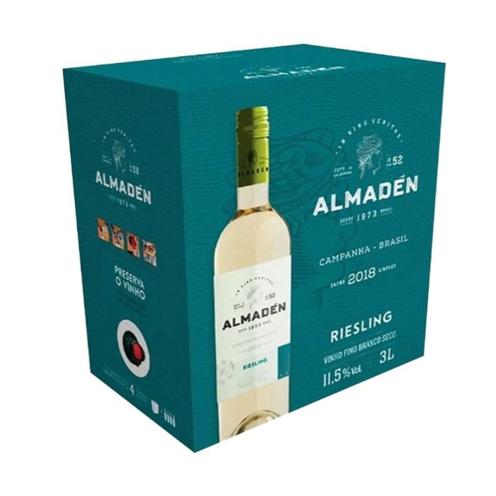 Almadén Riesling Bag in Box 3 Litros