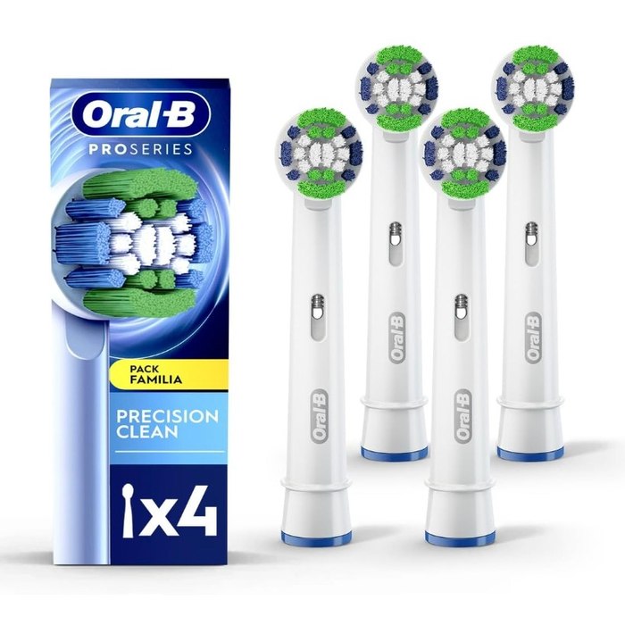 Oral-B Refil para Escova Elétrica Precision Clean, 4 Unidades