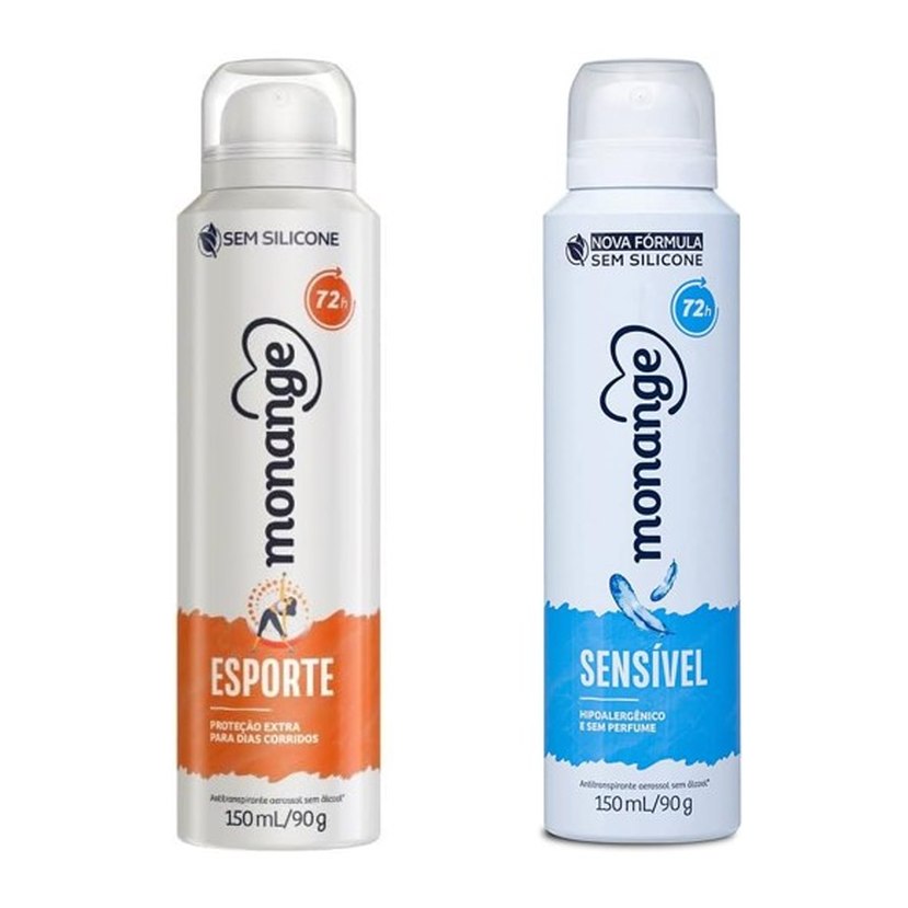 [4 UNIDADES] Desodorante Aero Monange 150ml
