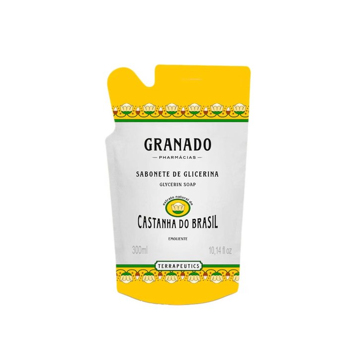 Refil Sabonete Granado Terrapeutics Castanha Do Brasil 300ml