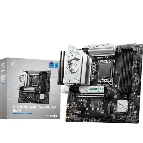 MSI B760M GAMING PLUS WIFI Placa Mãe LGA 1700 DDR5 M.2 USB 3.2