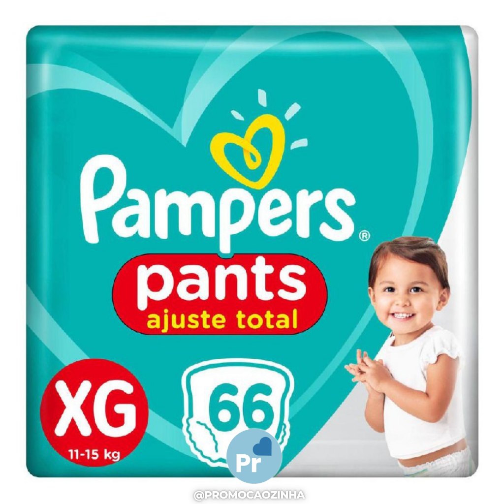 Fralda Pampers Pants Ajuste Total XG com 66